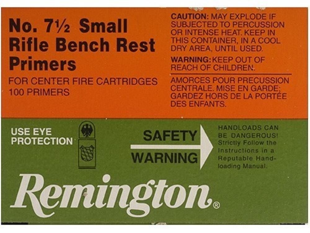 Remington Small Rifle Primers No 6 1/2 100 PACK. 